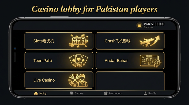 Lobby view of 92glory for Pakistan users - 4